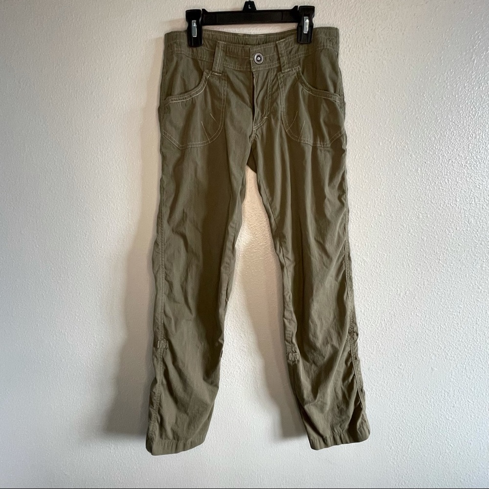 Kuhl Convertible Length Pants Olive Green Size 2 Regular
